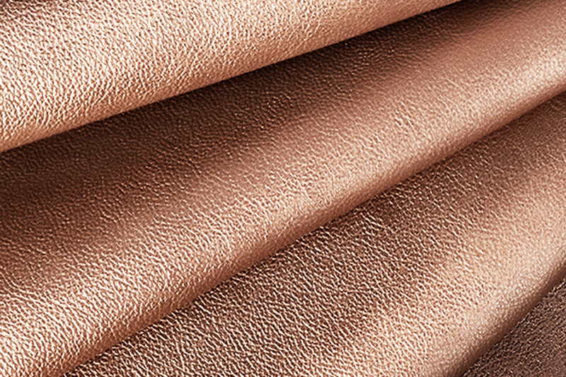 Copper metallic leather for shoes and bags - Florence KOOIJMAN
